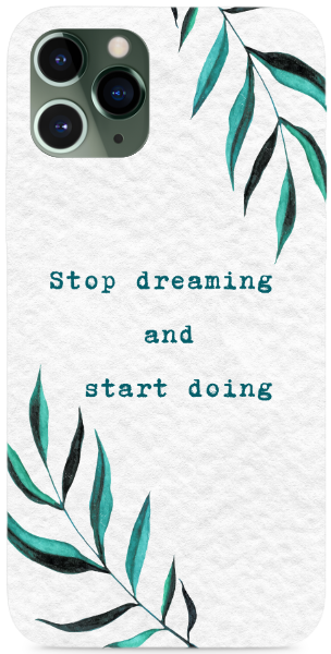 Stop dreaming