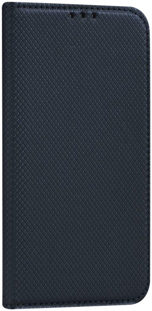 Huawei P40 Lite 5G oldalra nyíló flipes bőrtok rombusz mintás fekete