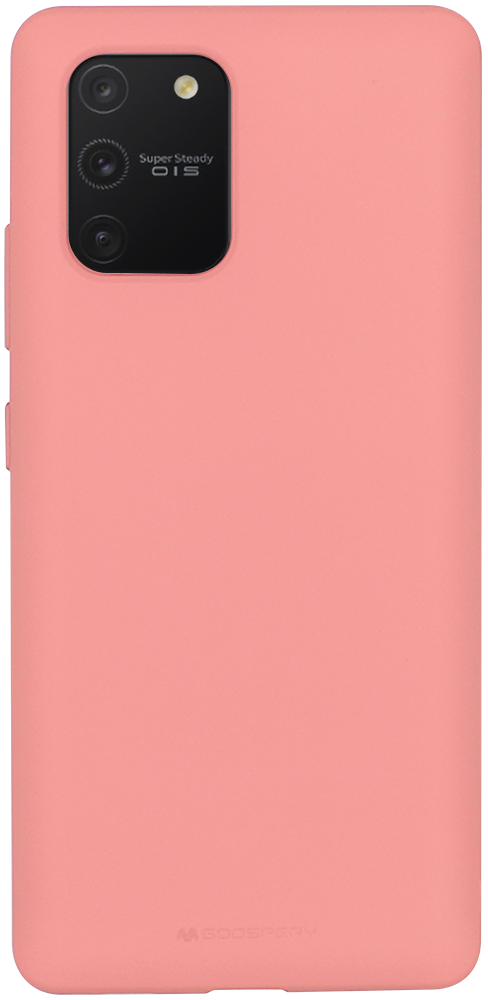 Samsung Galaxy S10 Lite (SM-G770F) szilikon tok gyári MERCURYCASE matt barackszínű