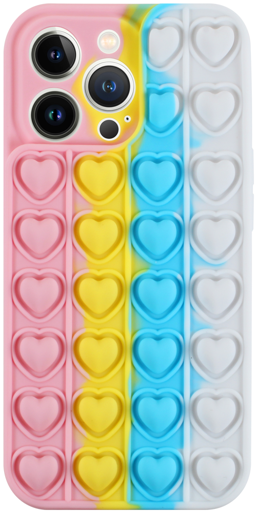 Apple iPhone 13 Pro szilikon tok Heart Pop It