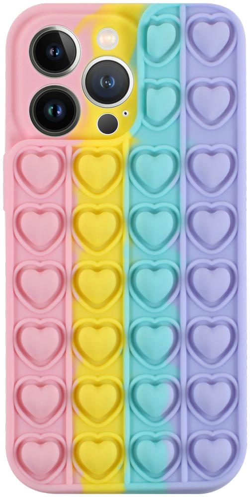 Apple iPhone 13 Pro szilikon tok Heart Pop It