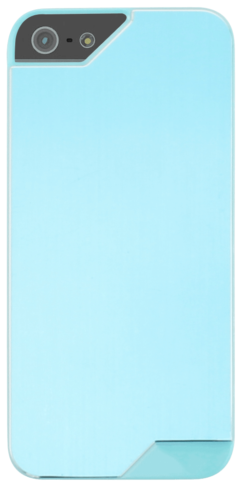 Apple iPhone SE (2016) kemény hátlap fém hátlappal kék