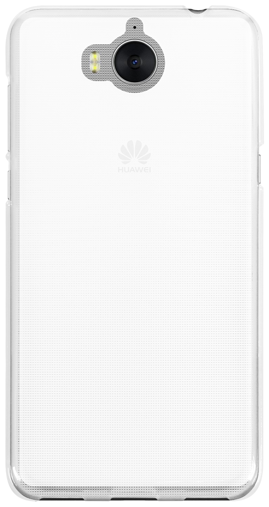 Huawei Y6 2017 szilikon tok fényes keret átlátszó