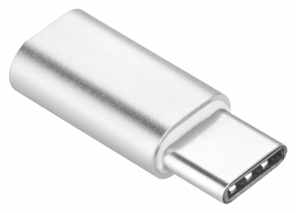 Nokia G11 átalakító adapter micro USB csatlakozóról TYPE-C csatlakozóra ezüst