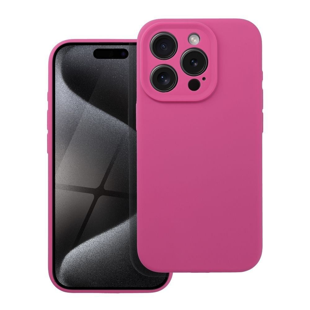 SILICONE Tok – Elegáns védelem iPhone 16 Pro készülékedhez rózsaszínben