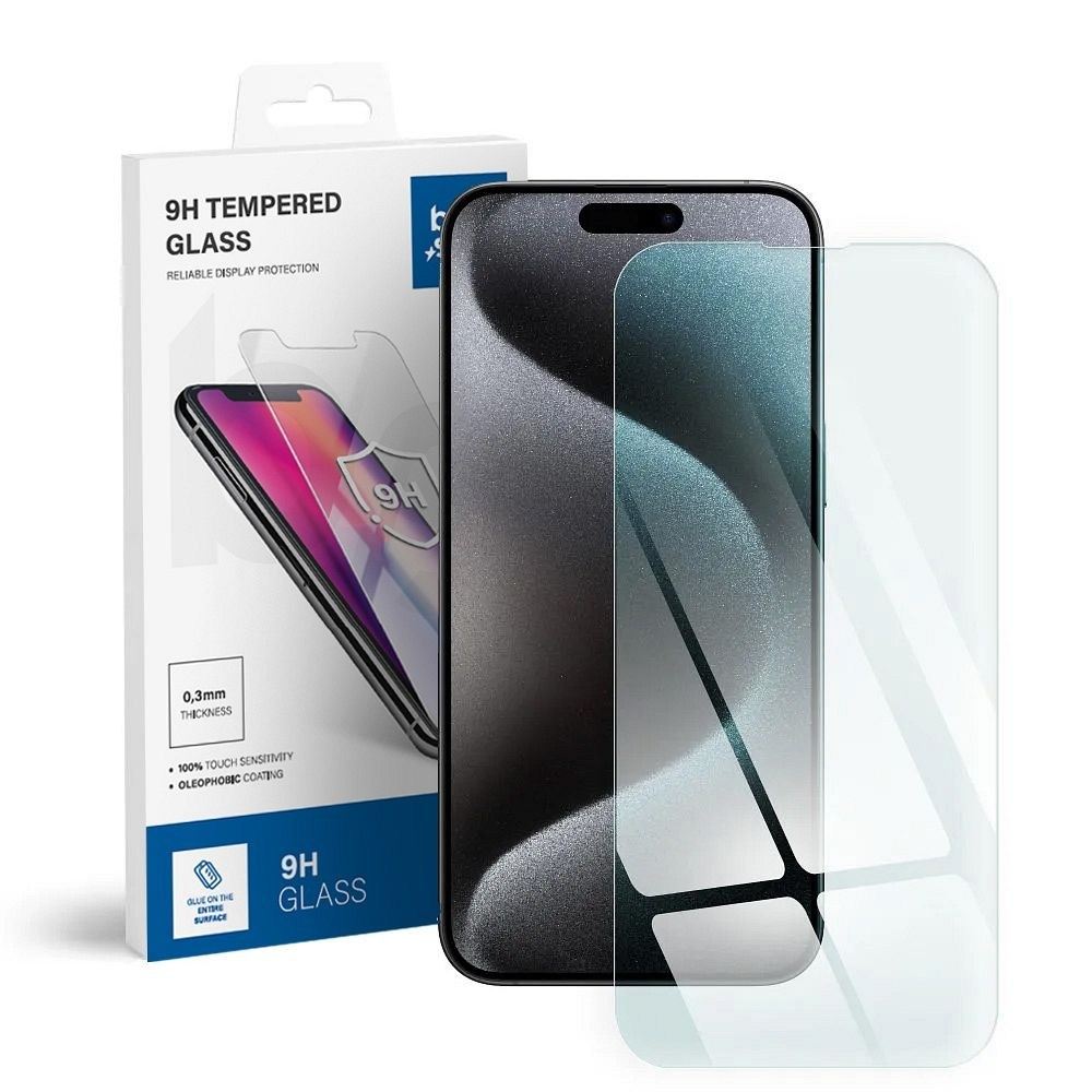 Blue Star edzett üvegfólia – Tökéletes védelem iPhone 15 Pro Max készülékhez