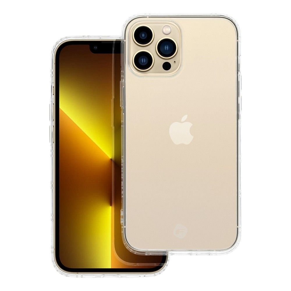 FORCELL F-PROTECT Hosszú Élettartamú, Vékony Tok iPhone 13 Pro Max Készülékhez, Átlátszó Kivitelben