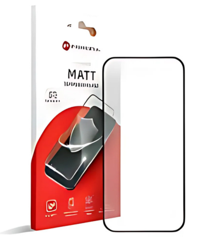 Forcell Matt Edzett üveg - Iphone 12 / 12 Pro - fekete