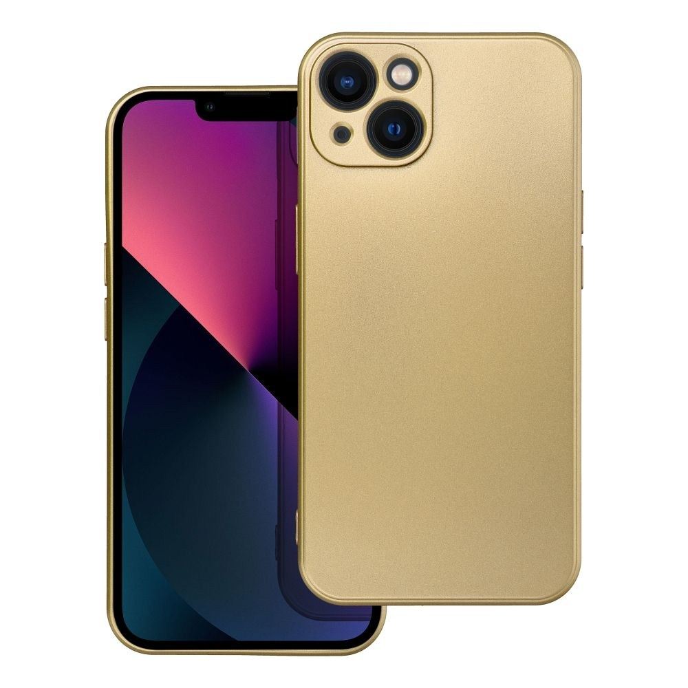 METALLIC Tok iPhone 13-hoz – Elegáns Arany Védelem