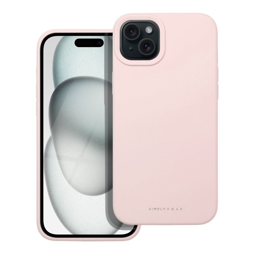 ROAR Cloud Skin Tok – iPhone 15 Plus-hoz, Babarószaszín