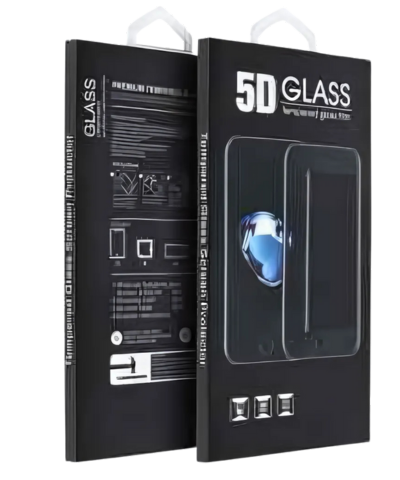 5D Full Glue Edzett Üveg – iPhone 15 Plus Adatvédelmi Üvegfólia, Fekete