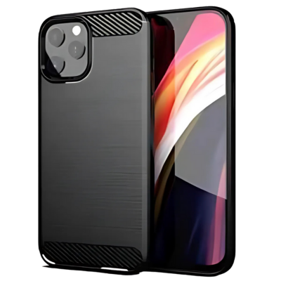 CARBON Tok iPhone 15 Pro Max-hoz – Elegáns Védelem Fekete Színben